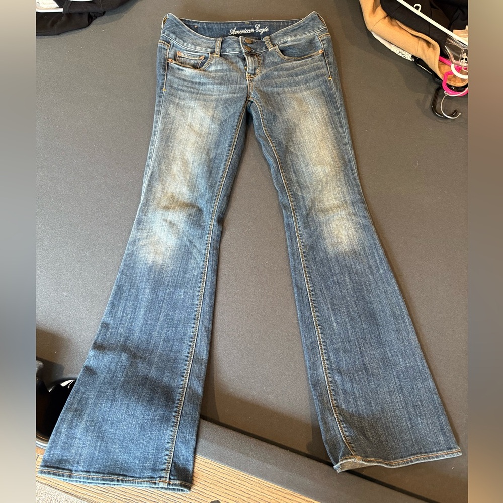 American Eagle Outfitters Blue Flare Jeans